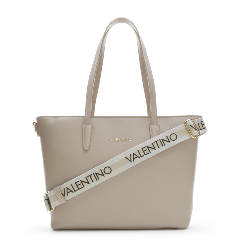 Valentino Bags Zero Beige Shopper VBS7B301BEIGE-zoom-