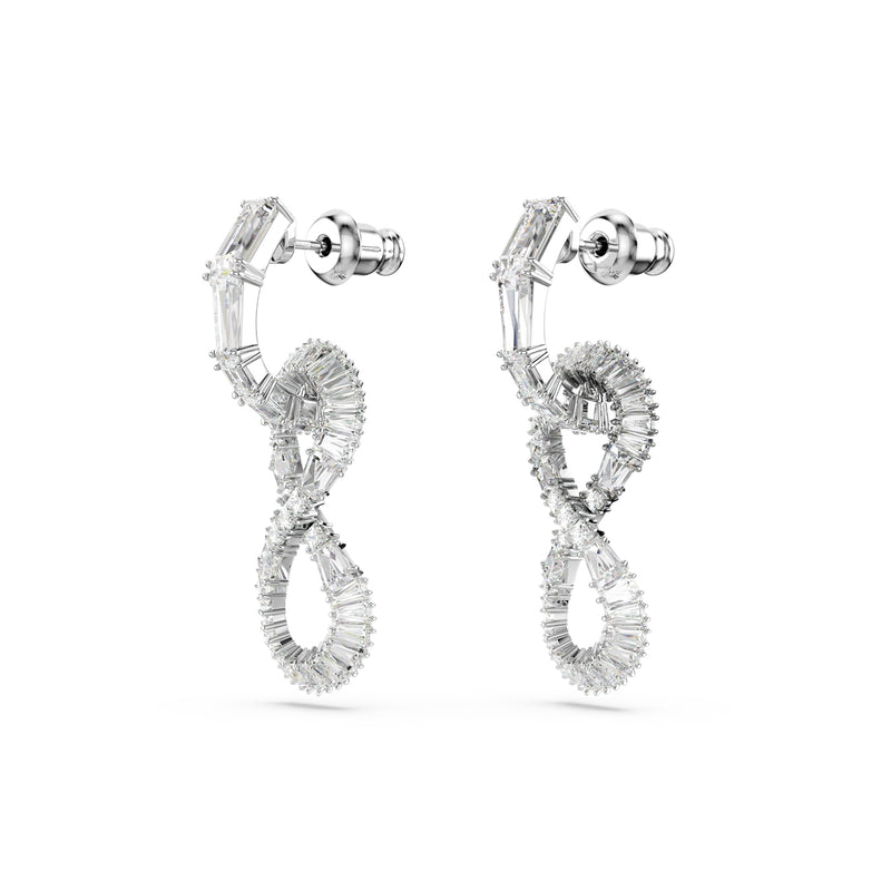 Swarovski Hyperbola Silver Drop Earrings 5679793-zoom-