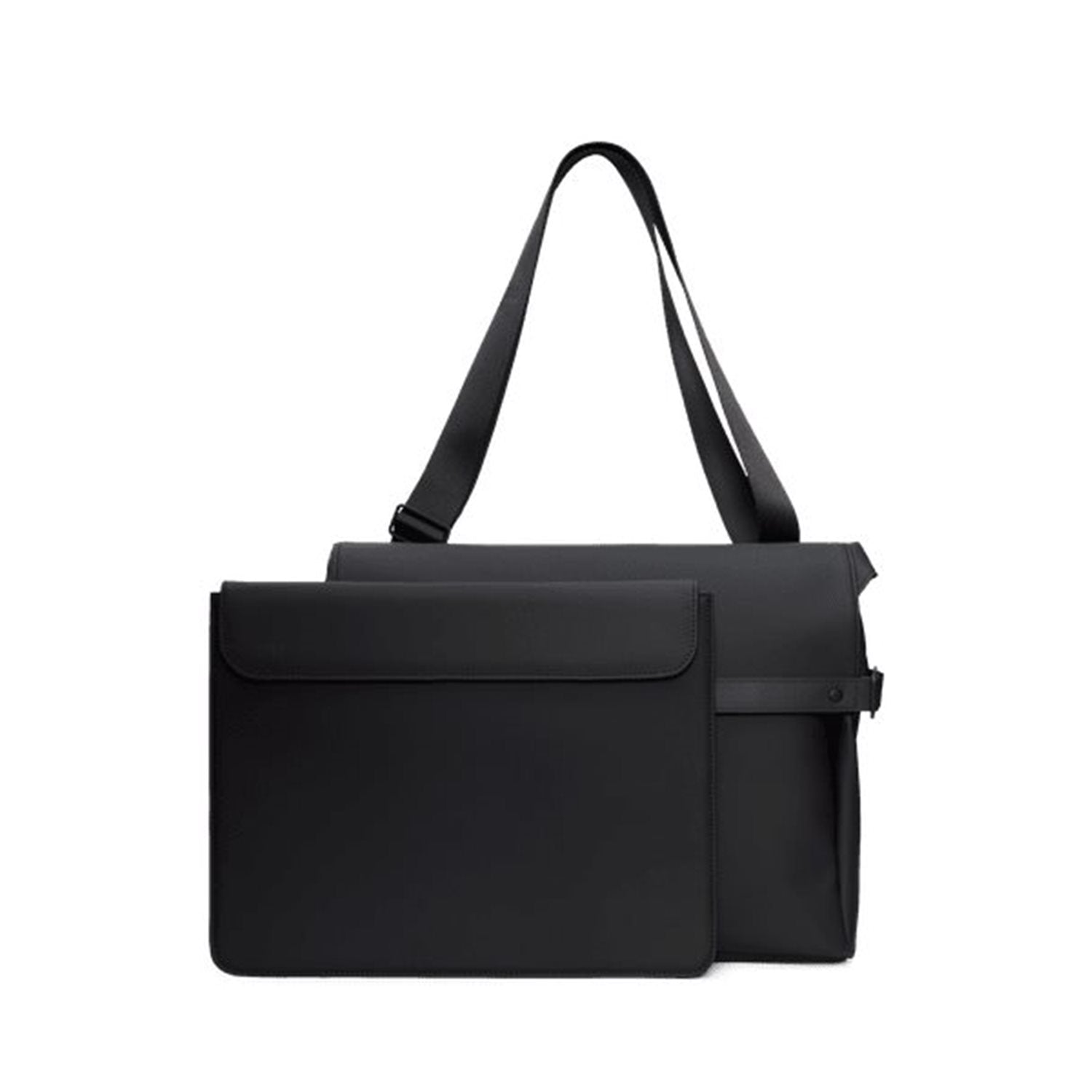 Rains OTG Black Messenger Bag R16400-01