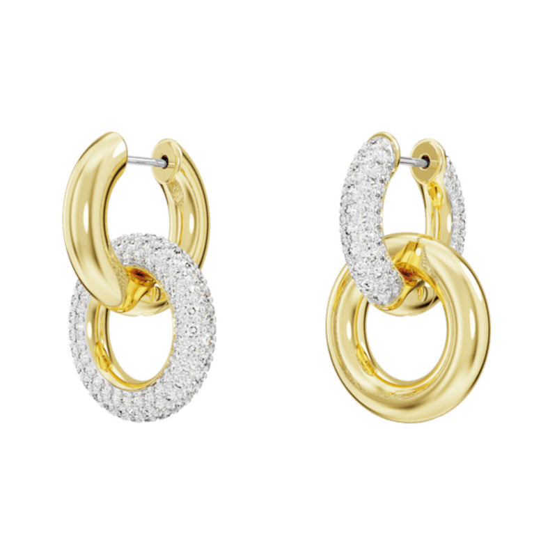 Swarovski Dextera Gold Earrings 5668818-zoom-