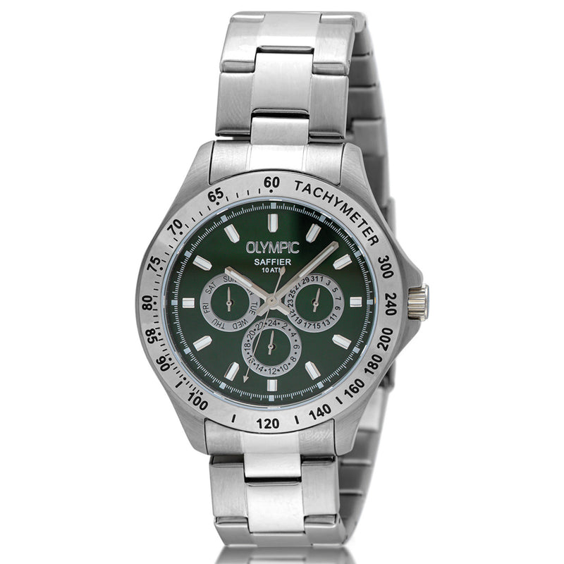 Olympic Jeffrey Silver Watch OL89HSS051-zoom-