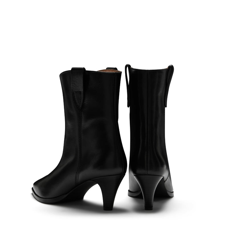 Isabel Bernard Vendôme Louane black calfskin leather boots IB53009-001-37-zoom-