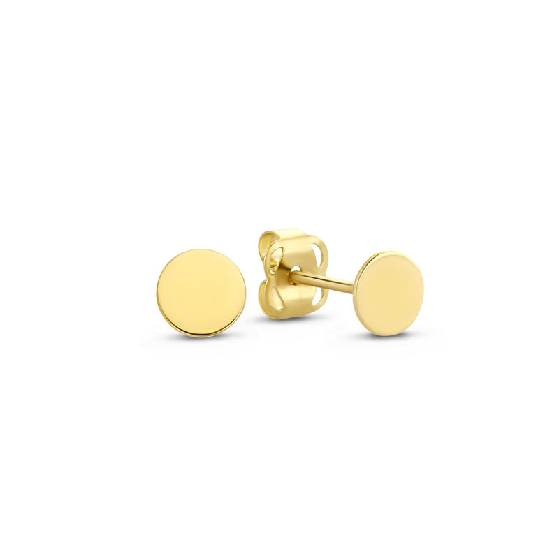 Isabel Bernard 14 Carat Golden Le Marais Jeanne Earstuds IB360196-zoom-