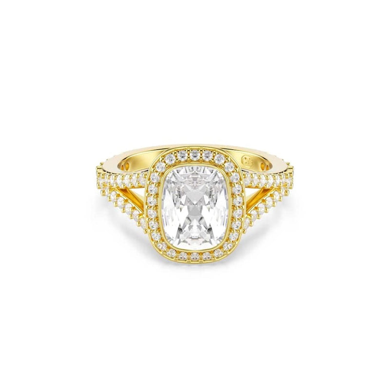 Swarovski Una Angelic Cushion Gold-Tone Ring 5762630-zoom-