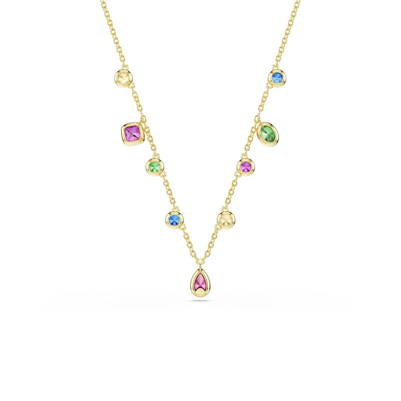 Swarovski Imber Organic Gold-Tone Multicolour Necklace 5753274-zoom-
