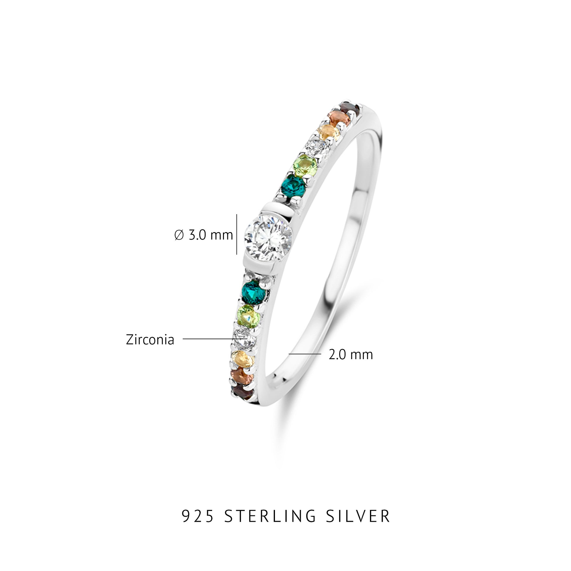 Parte Di Me Santa Maria del Fiore 925 sterling Silver Ring PDM33025-56