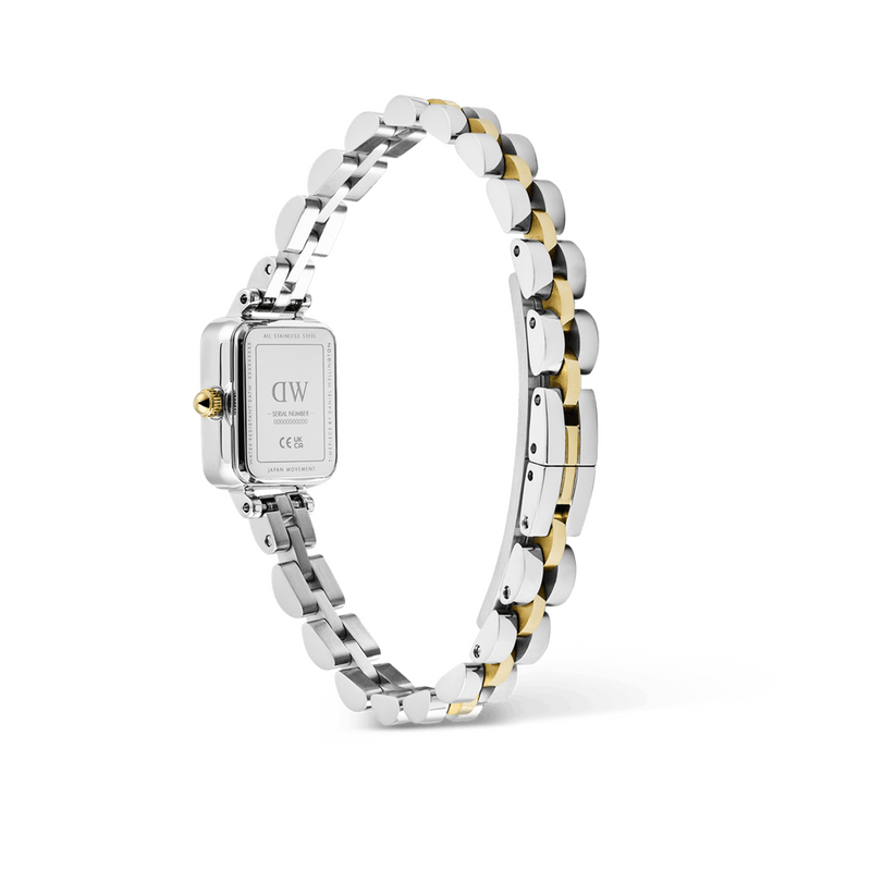 Daniel Wellington Quadro Mini Arch 3-Link Bicolor Women's Watch DW00100925-zoom-