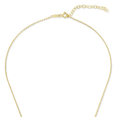 Beloro Jewels Regalo d'Amore 9 karat gold necklace and bracelet gift set with zirconia stones BO90048