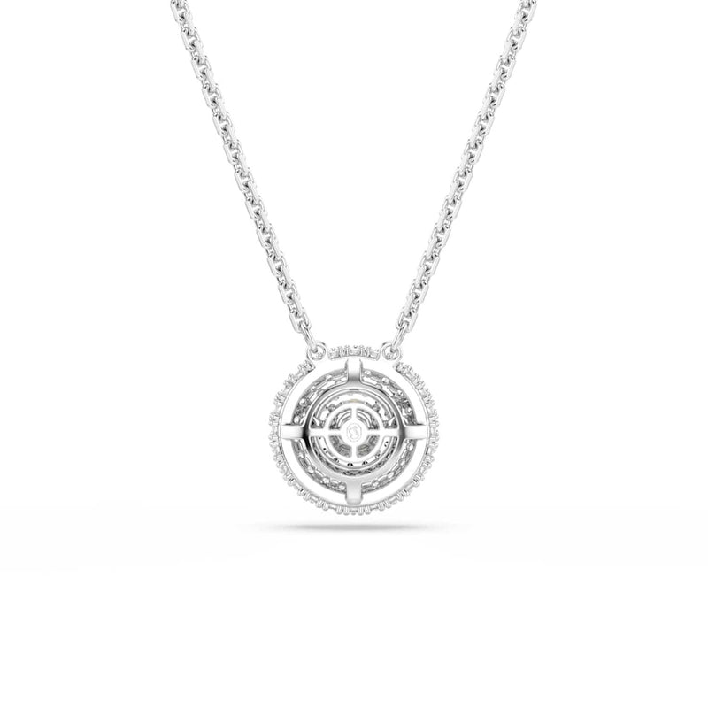Swarovski Sublima Glam Silver-Tone Necklace 5738246-zoom-