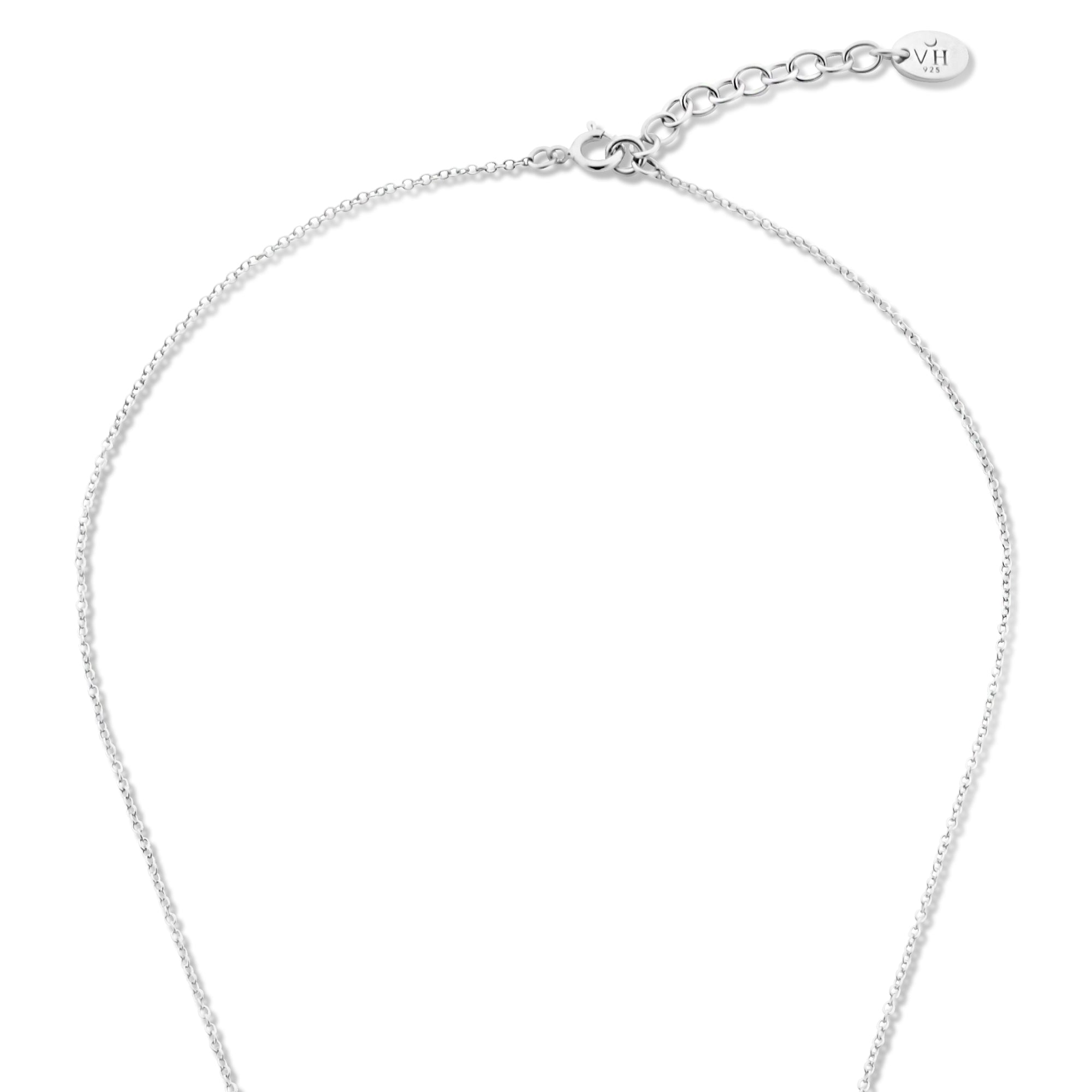 Violet Hamden Venus 925 Sterling Silver Necklace with Birthflower VH340026-MAY