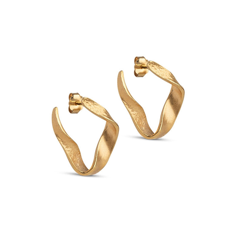 ENAMEL Copenhagen 18 karat gold plated Earrings E344GM-zoom-