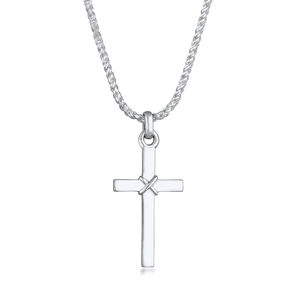 Kuzzoí 925 Sterling Silver Link Chain Necklace 2004-BF-0008062-001
