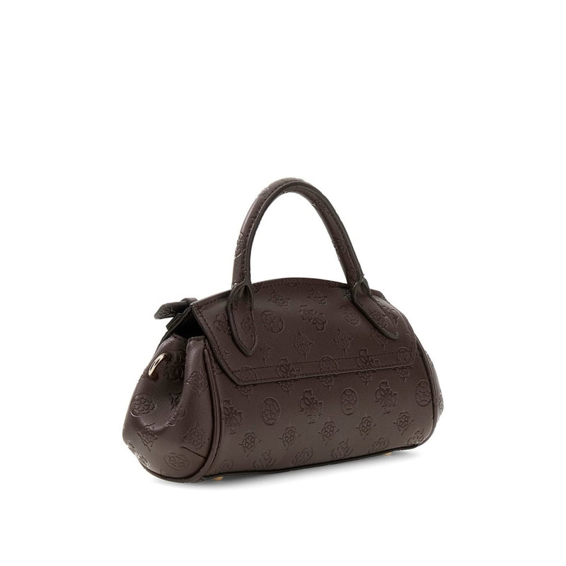 Guess Diana Chocolate Logo Diana Mini Top Handle Bag HWPD97-27760-CYO-zoom-