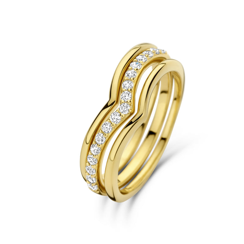 Parte Di Me Santa Maria della Base 925 sterling zilveren gold plated ringen PDM33034-58-zoom-