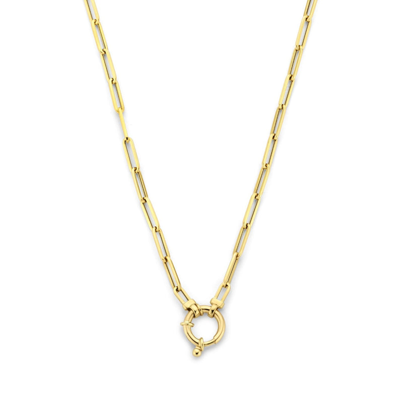 Isabel Bernard Cadeau d'Isabel 14 karat gold link necklace and link bracelet gift set IB90184-zoom-