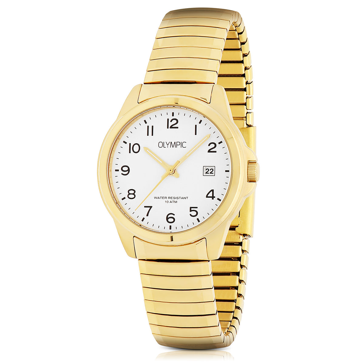 Olympic Charlie Wit Heren Horloge 2002-OL26HDD006