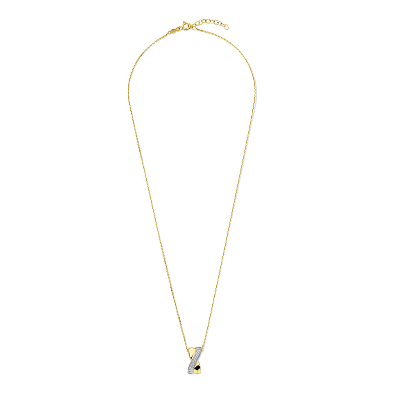 Beloro Jewels Monte Napoleone Stella 9 carat gold Necklace BO340030-zoom-