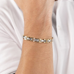 Hugo Boss Stainless Steel Bicolor Men's Chain bracelet HBJ1580793