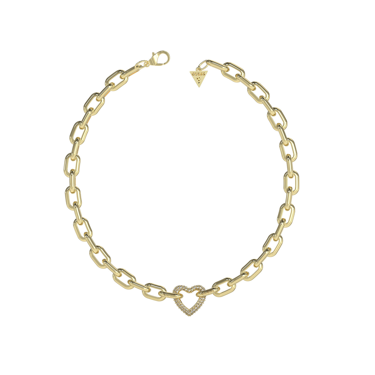 Guess Beloved Gold Necklace JUBN05015JWYGT-U