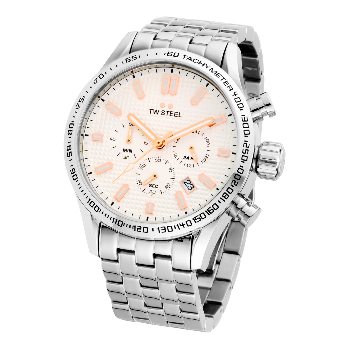 TW Steel Volante Wit Heren Horloge 2002-TWVB1