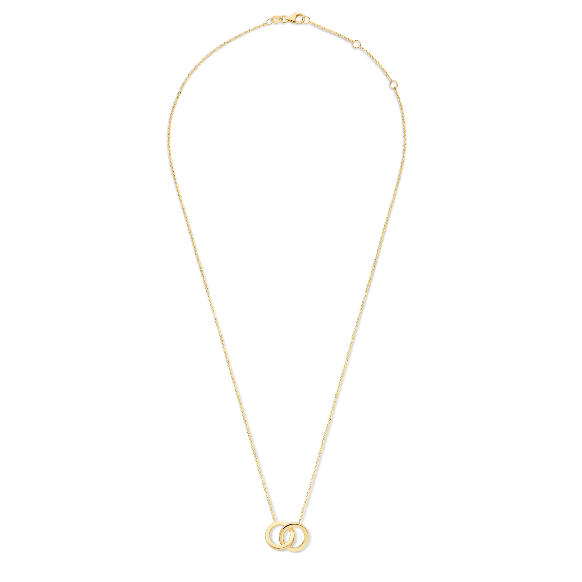 Isabel Bernard 14 Carat Golden Le Marais Zoé Necklace IB340131 (Length: 40.00-44.00 cm)