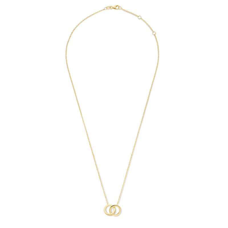 Isabel Bernard 14 Carat Golden Le Marais Zoé Necklace IB340131 (Length: 40.00-44.00 cm)-zoom-