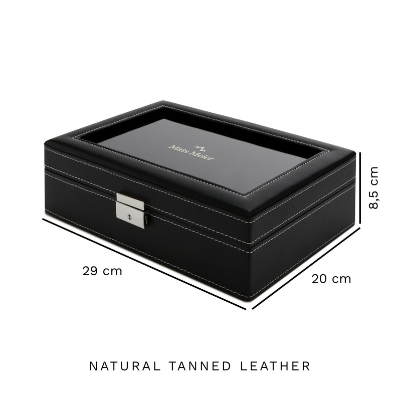 Mats Meier Mont Fort Black Watchbox voor 8 Watchs-zoom-