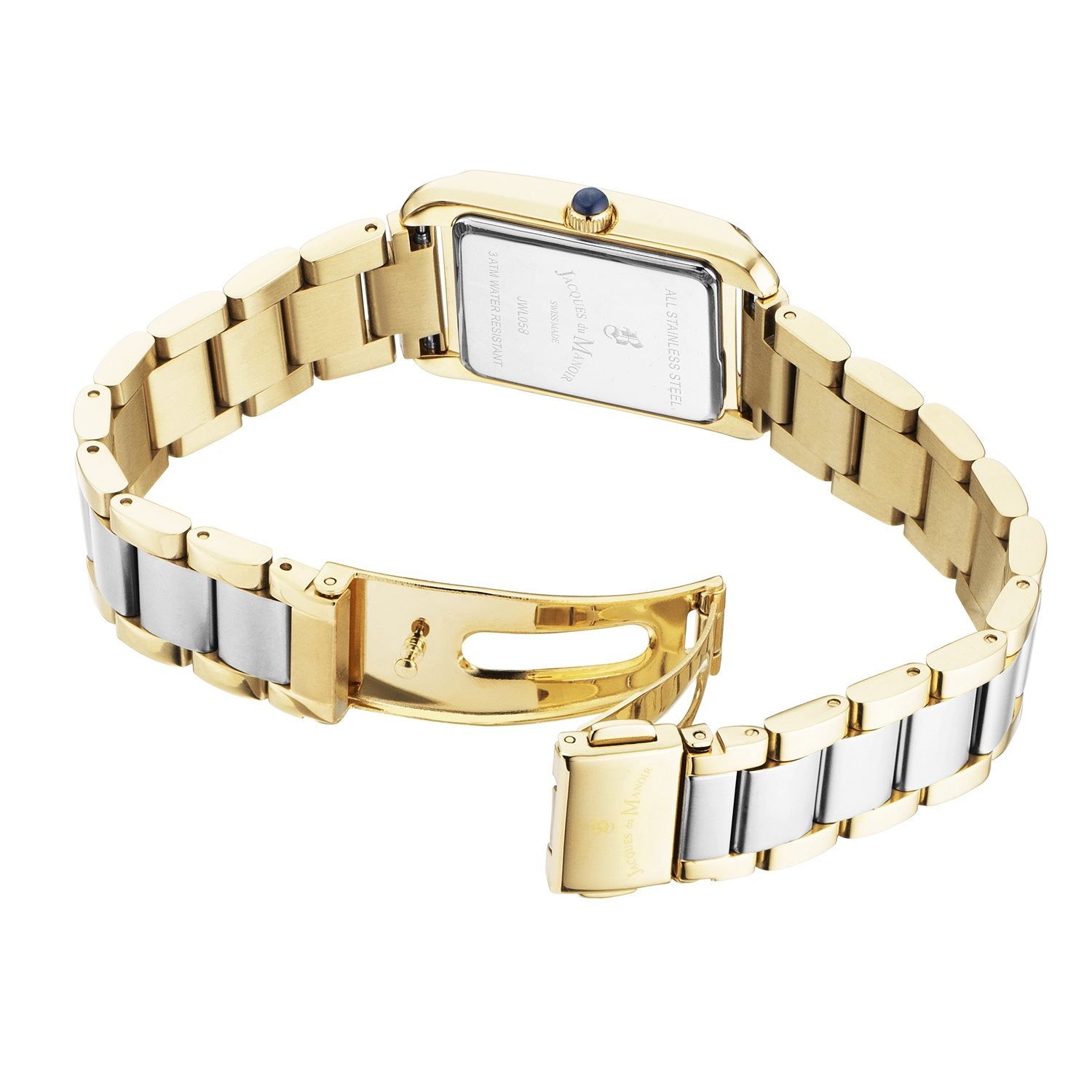 Jacques du Manoir Emily III Silver and Gold-Coloured Women's Watch JWL05803