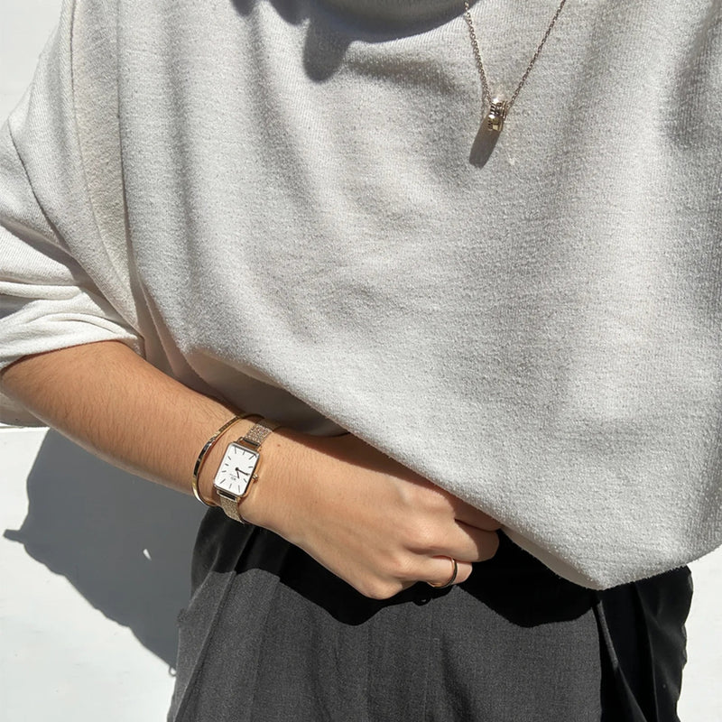 Daniel Wellington Quadro Gold Watch DW00100556-zoom-