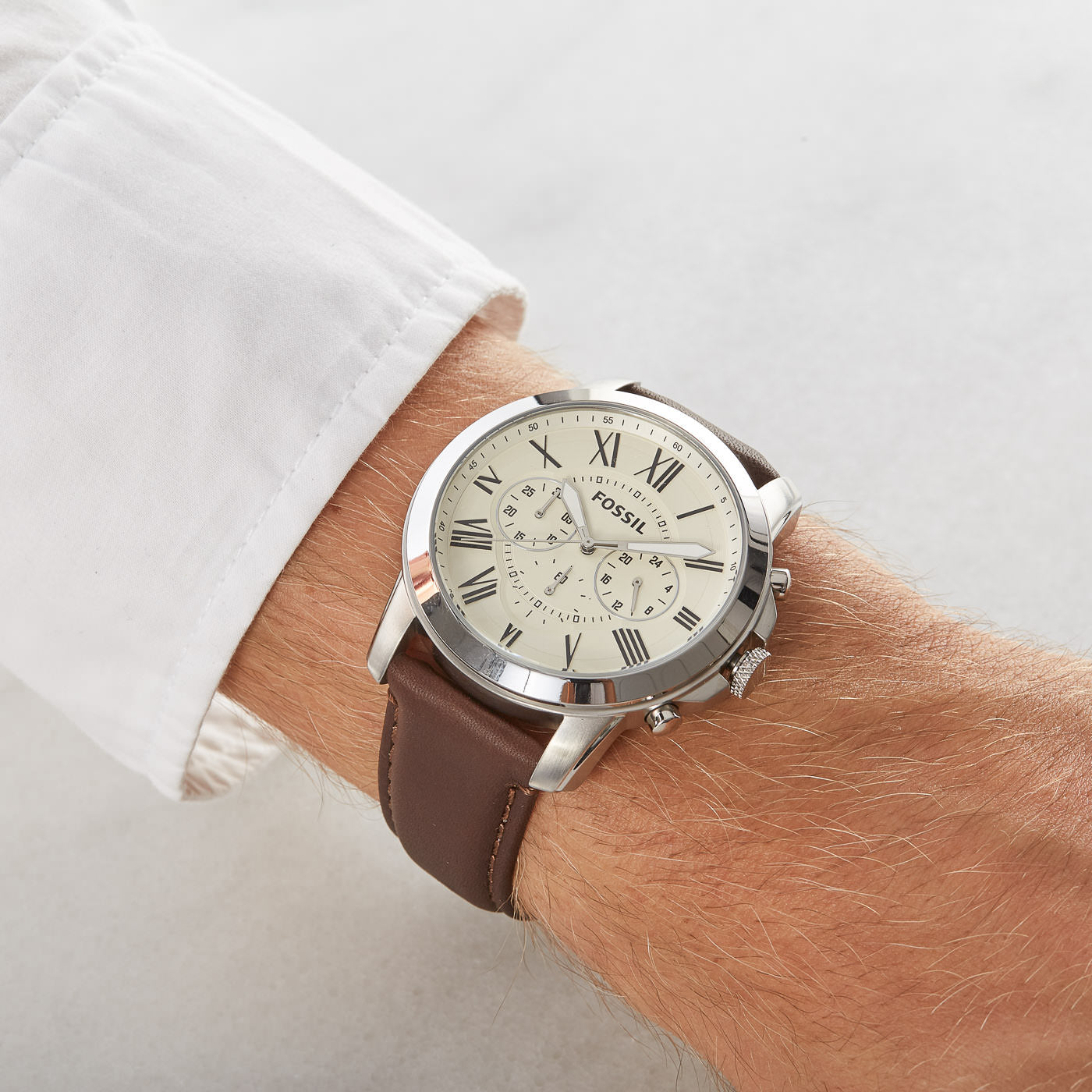 Fossil Grant Brown Watch FS4735