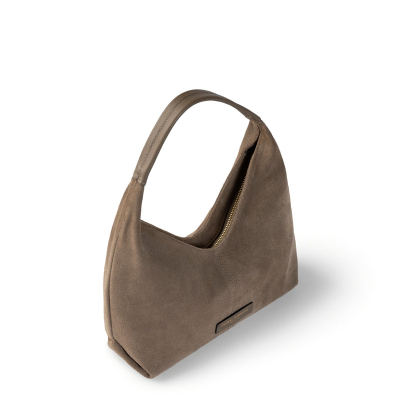Isabel Bernard Honoré Grace mini taupe suede handbag  IB21132-178-zoom-