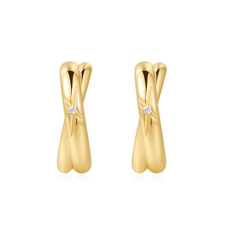 Ania Haie Dusk Divas 925 Sterling Silver Earrings 2002-AH-E061-16G-zoom-