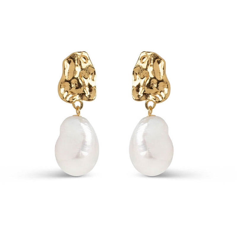 ENAMEL Copenhagen 18 karat gold plated Earrings E325GM-zoom-