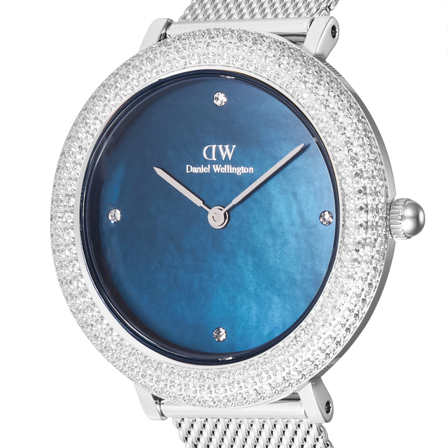 Daniel Wellington Crystalline Bezel Arctic Blu Mop Women's Watch DW00100825