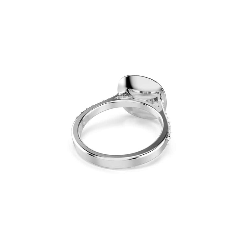 Swarovski Una Angelic Cushion Silver-Tone Ring 5758472-zoom-
