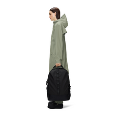 Rains Trail Black Clip Front Backpack R12790-01