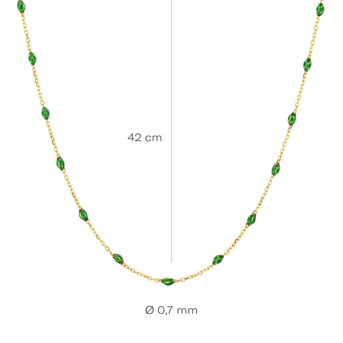 Blush 14 karat gold Necklace 3162YRG