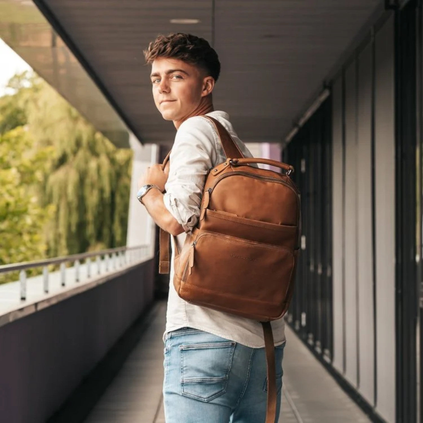 Austin Cognac Backpack Bag C58.018431