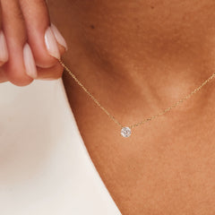 Isabel Bernard Cadeau d'Isabel 14 Carat Golden Necklace and Bracelet giftset IB90029