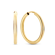Beloro Jewels La Rinascente Constanza 9 carat gold Hoop Earrings BO360050