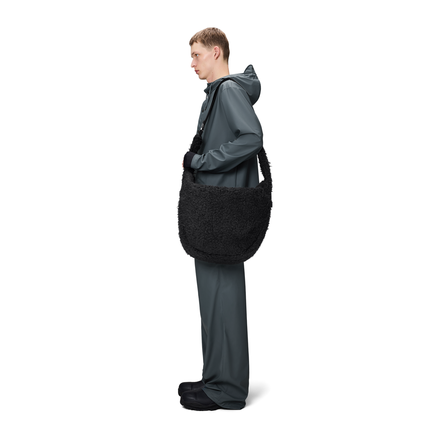 Rains Valera Black Vision Shoulder Bag Large R13210-01