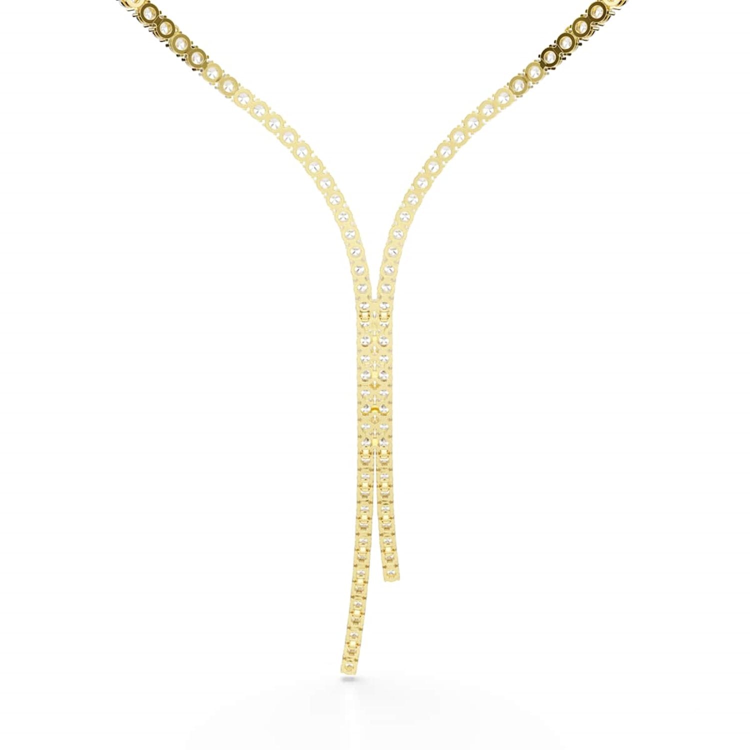 Swarovski Matrix Tennis Gold-Tone Necklace 5750601