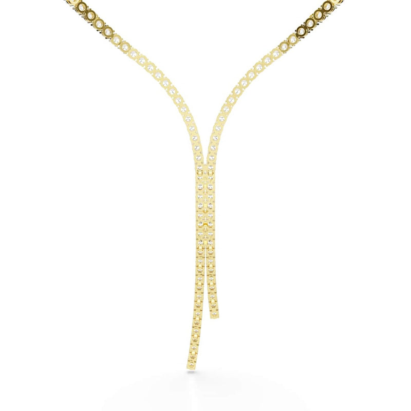 Swarovski Matrix Tennis Gold-Tone Necklace 5750601-zoom-