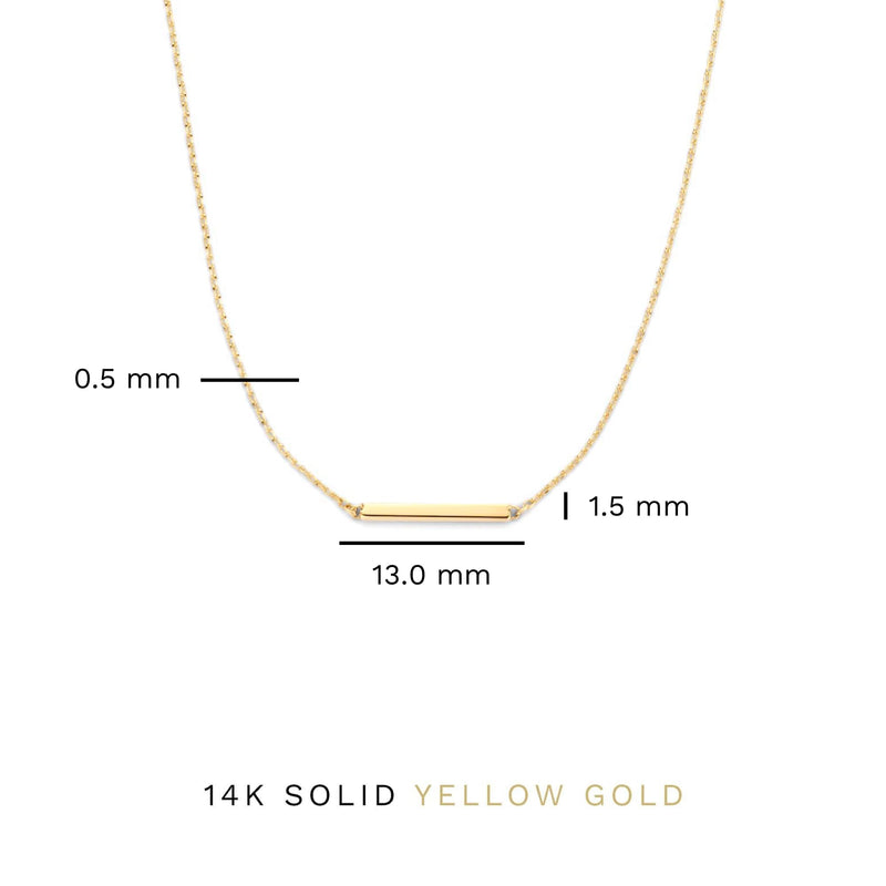 Isabel Bernard Le Marais Jolie 14 Carat Golden Necklace IB340151-zoom-