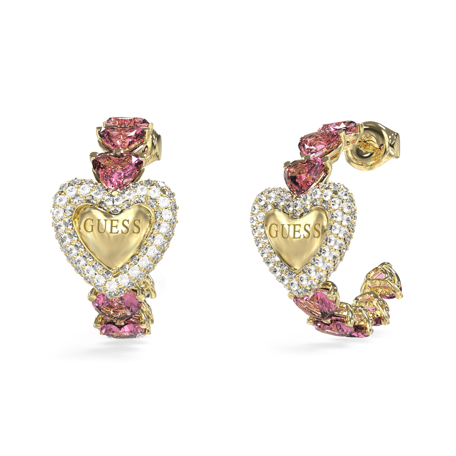 Guess Beloved Gold-coloured Earrings JUBE06004JWYGPKT-U