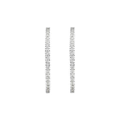 Blush 14 karat white gold Earrings 7306WZI