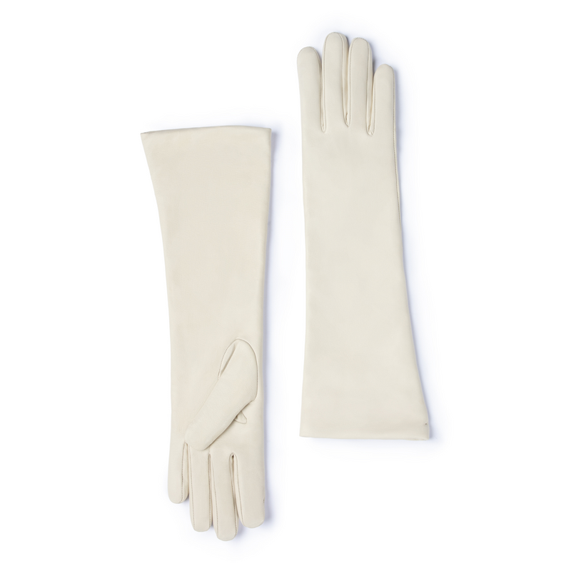 Isabel Bernard Honoré Ines cream goatskin leather gloves IB67005-372-7-zoom-