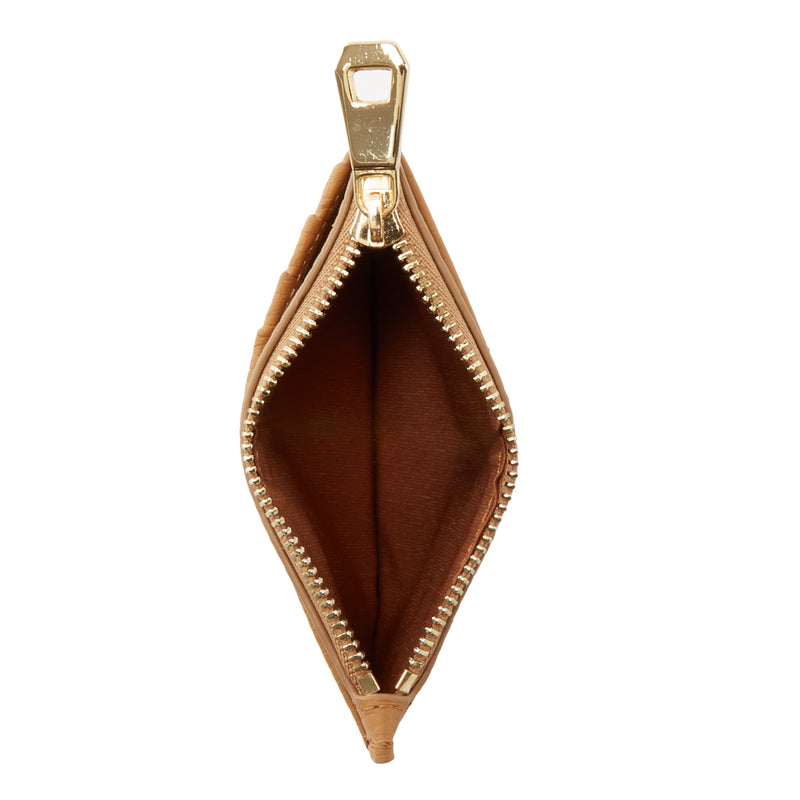Isabel Bernard Honoré Aveline camel Leather Card Holder made of Calfskin IB27020-zoom-
