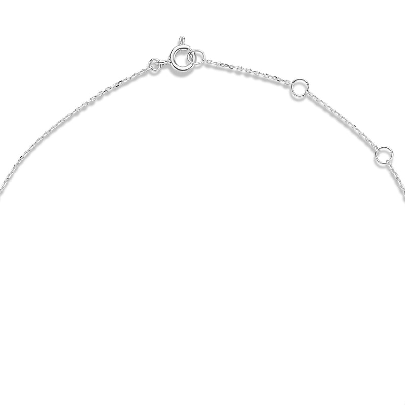 Isabel Bernard Saint Germain Loulou 14 Carat White Golden NecklacewithRingetjes IB340069-zoom-