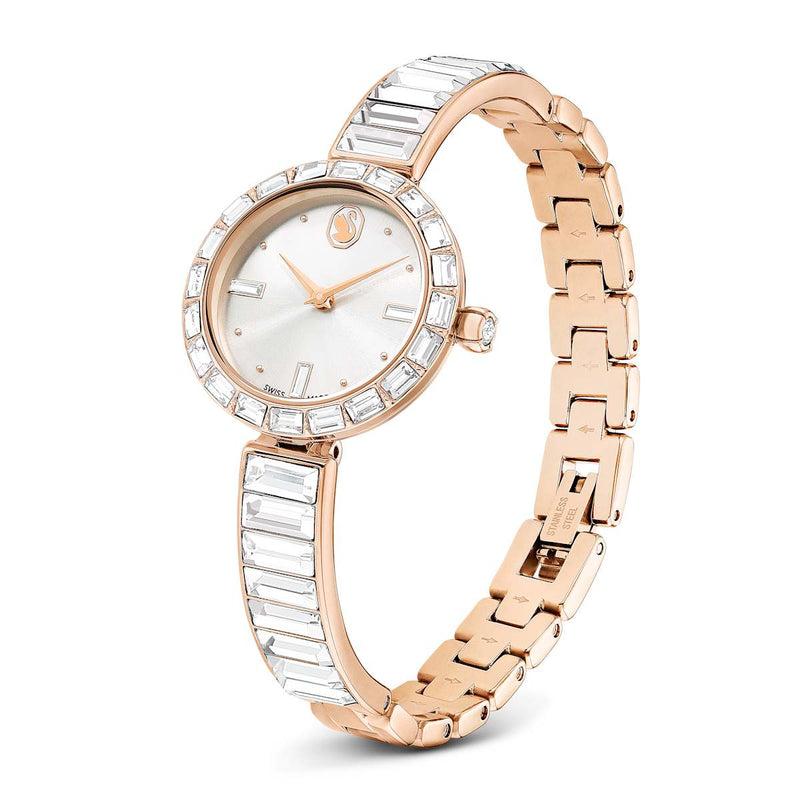 Swarovski Matrix Rose gold Watch 5677484-zoom-
